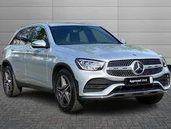 Silver Used 2020 Mercedes GLC300 AMG line Estate | £22,690 (Fair price)