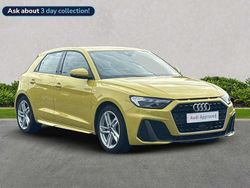 Yellow Used 2022 Audi A1 S-Line Hatchback | £18,019 (Fair price)
