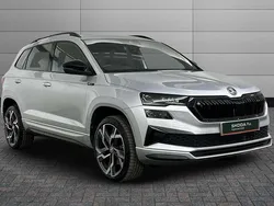 Petrol blue metallic Used 2024 Skoda Kodiaq SE L Executive SUV | £30,000 (Fair price)