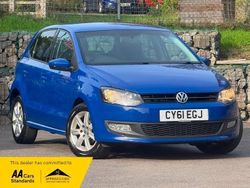 Blue Used 2011 VW Polo Match Hatchback | £3,750 (Fair price)