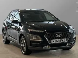 Black Used 2018 Hyundai Kona Premium SUV | £11,488 (Fair price)
