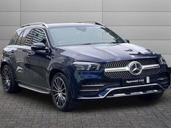 Cavansite blue Used 2022 Mercedes GLE400 AMG line Estate | £47,750 (Good price)
