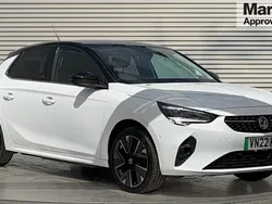 White Used 2022 Vauxhall Corsa-e Elite Hatchback | £12,164 (Fair price)