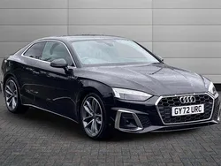 Black Used 2022 Audi A5 S-Line Coupe | £22,350 (Fair price)