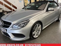 Silver Used 2016 Mercedes E220 AMG line Cabriolet | £12,900 (Fair price)