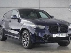 Blue Used 2023 BMW X4 M Sport SUV | £41,000 (Fair price)