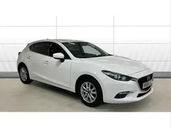 White Used 2018 Mazda 3 Hatchback | £10,800 (Fair price)