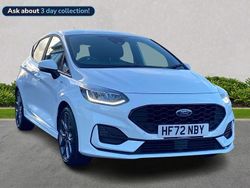 White Used 2022 Ford Fiesta ST-Line Hatchback | £13,999 (Fair price)