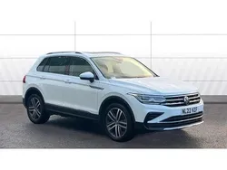 White Used 2022 VW Tiguan Elegance SUV | £26,017 (Fair price)