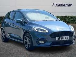 Blue Used 2021 Ford Fiesta ST-Line Hatchback | £9,890 (Fair price)