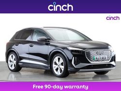 Black Used 2021 Audi Q4 e-tron S-Line SUV | £19,899