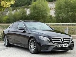 Black Used 2017 Mercedes E350 AMG line Sedan | £20,490 (A bit pricey)