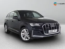 Black Used 2020 Audi Q7 S-Line SUV | £34,975 (Fair price)
