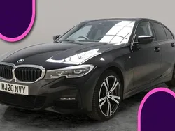 Black Used 2020 BMW 330e M Sport Sedan | £18,387 (Fair price)