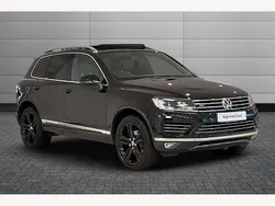 Black Used 2016 VW Touareg R-line Plus SUV | £23,490 (Fair price)