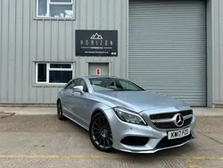 Silver Used 2017 Mercedes CLS350 AMG line Coupe | £18,495 (Fair price)