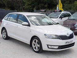 White Used 2014 Skoda Rapid Elegance Hatchback | £4,295 (Fair price)