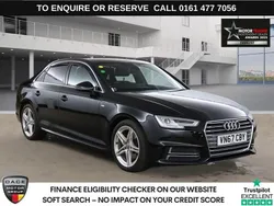 Black Used 2017 Audi A4 S-Line Sedan | £13,390 (Fair price)