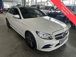 White Used 2019 Mercedes C300 AMG Line Premium Plus Sedan | £20,495 (Fair price)