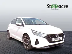 White Used 2021 Hyundai i20 Premium Hatchback | £13,495 (Fair price)