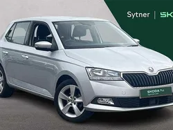 Brilliant silver metallic Used 2021 Skoda Fabia SE L Hatchback | £11,500 (Fair price)