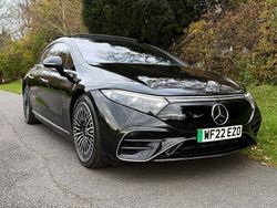 Black Used 2022 Mercedes EQS450+ AMG Line Premium Plus Sedan | £43,995 (Fair price)
