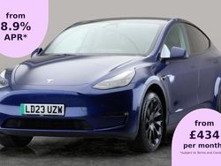 Blue Used 2023 Tesla Model Y Long Range AWD SUV | £29,396 (Fair price)