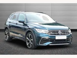 Nightshade blue Used 2022 VW Tiguan R-line SUV | £26,495 (A bit pricey)
