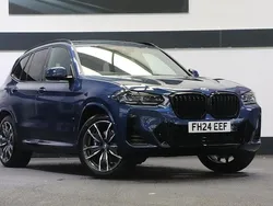 Blue Used 2024 BMW X3 M Sport SUV | £41,000 (Fair price)