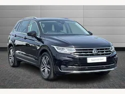 Black Used 2022 VW Tiguan Elegance SUV | £25,750 (Fair price)