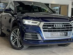 Blue Used 2017 Audi Q5 S-Line SUV | £20,156 (Fair price)