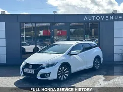 White Used 2016 Honda Civic SR Estate | £8,990 (Fair price)