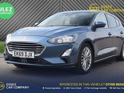 Blue Used 2019 Ford Focus Titanium X Hatchback | £10,720 (Fair price)