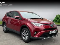 Red Used 2018 Toyota RAV4 Hybrid SUV | £16,841 (Super price)