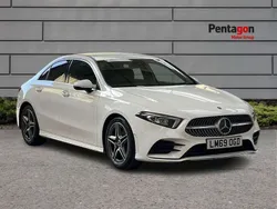 White Used 2019 Mercedes A180 AMG Line Premium Sedan | £16,999 (Fair price)