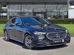 Black Used 2024 Mercedes E200 AMG line Sedan | £43,900