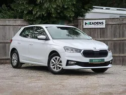 Moon white metallic Used 2023 Skoda Fabia Comfort Hatchback | £13,295 (Good price)