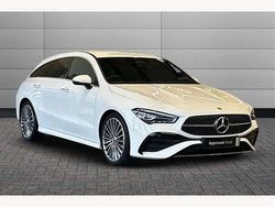 Polar white Used 2024 Mercedes CLA220 AMG Line Premium Sedan | £29,890 (Fair price)