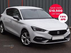 White New 2025 Seat Leon FR Hatchback | £25,995 (Expensive)