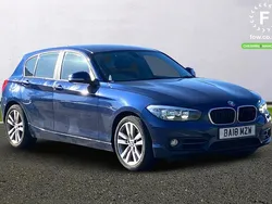 Blue Used 2018 BMW 118 Sport Line Hatchback | £12,399 (Fair price)
