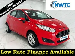 Red Used 2015 Ford Fiesta Zetec Hatchback | £6,895 (Fair price)