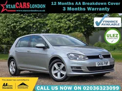 Silver Used 2016 VW Golf VII Edition Hatchback | £8,900 (Fair price)