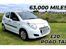 White Used 2012 Suzuki Alto Hatchback | £3,495 (A bit pricey)