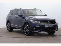 Blue Used 2024 VW Tiguan Allspace R-line SUV | £36,465 (Expensive)