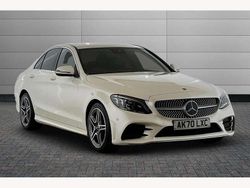 White Used 2020 Mercedes C300 AMG Line Premium Sedan | £22,350 (Fair price)