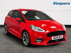 Red Used 2018 Ford Fiesta ST-Line Hatchback | £9,500 (Fair price)