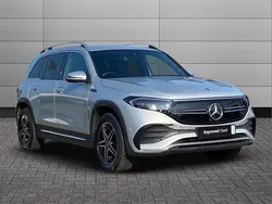 Iridium silver Used 2022 Mercedes EQB350 AMG line SUV | £23,990 (Fair price)