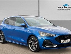 Blue Used 2022 Ford Focus ST-Line Hatchback | £18,990 (A bit pricey)
