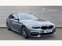 Blue Used 2018 BMW 540 M Sport Estate | £25,975 (Fair price)