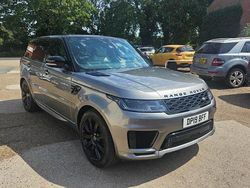 Silver Used 2019 Land Rover Range Rover Sport Autobiography Dynamic SUV | £25,495 (Fair price)